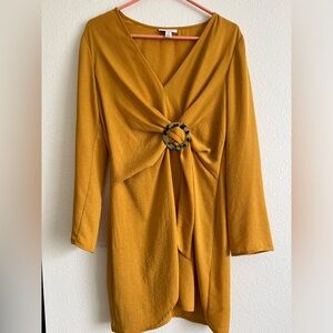 Topshop Gold Dress Size 6